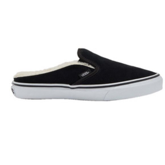 Vans Mules Men 6.5 Women 8 Black White Slip On Mules Casual Unique Used y2k - Picture 4 of 14